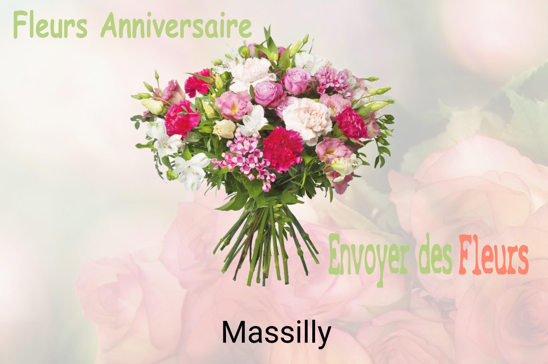 Bouquet de fleurs d’anniversaire livré à Massilly